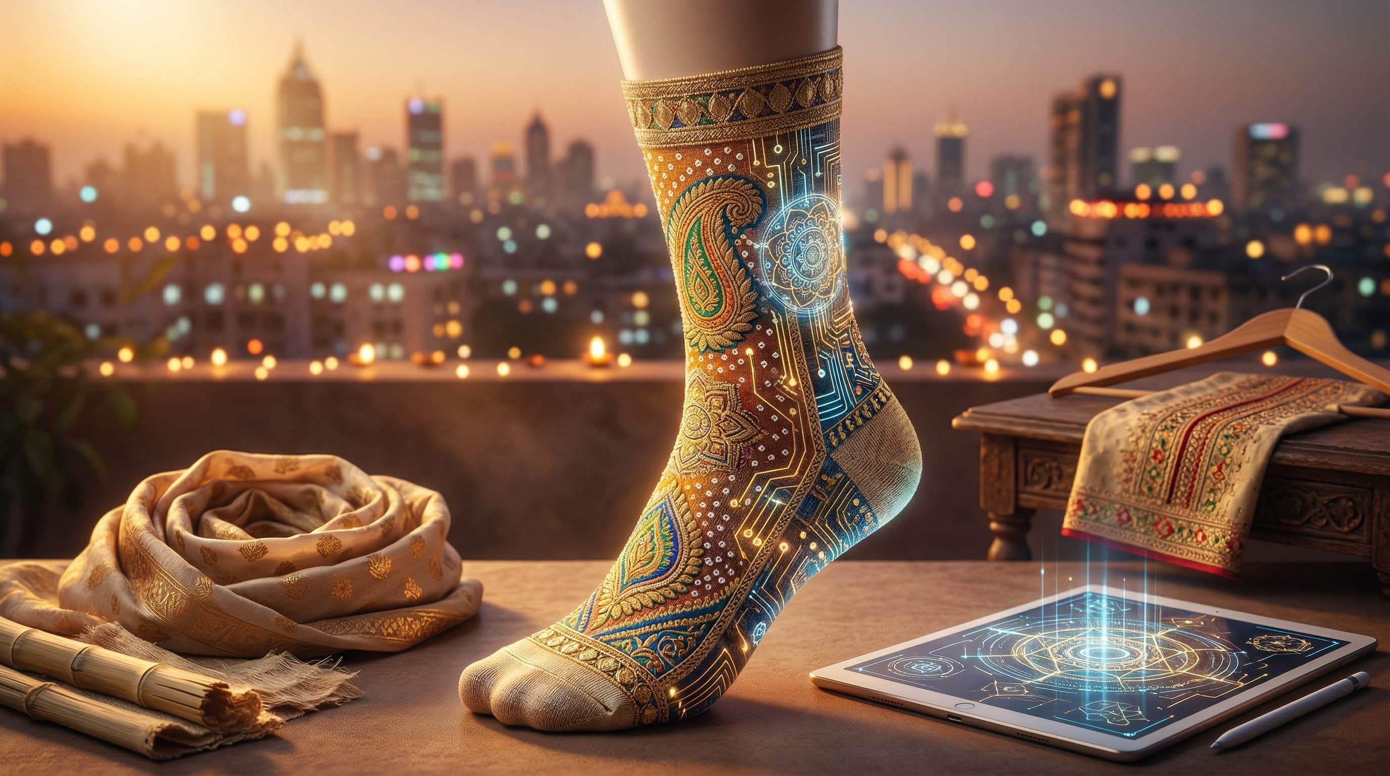Parsippany AI Prodigy Sparks 280% Custom Sock Boom in South Asia