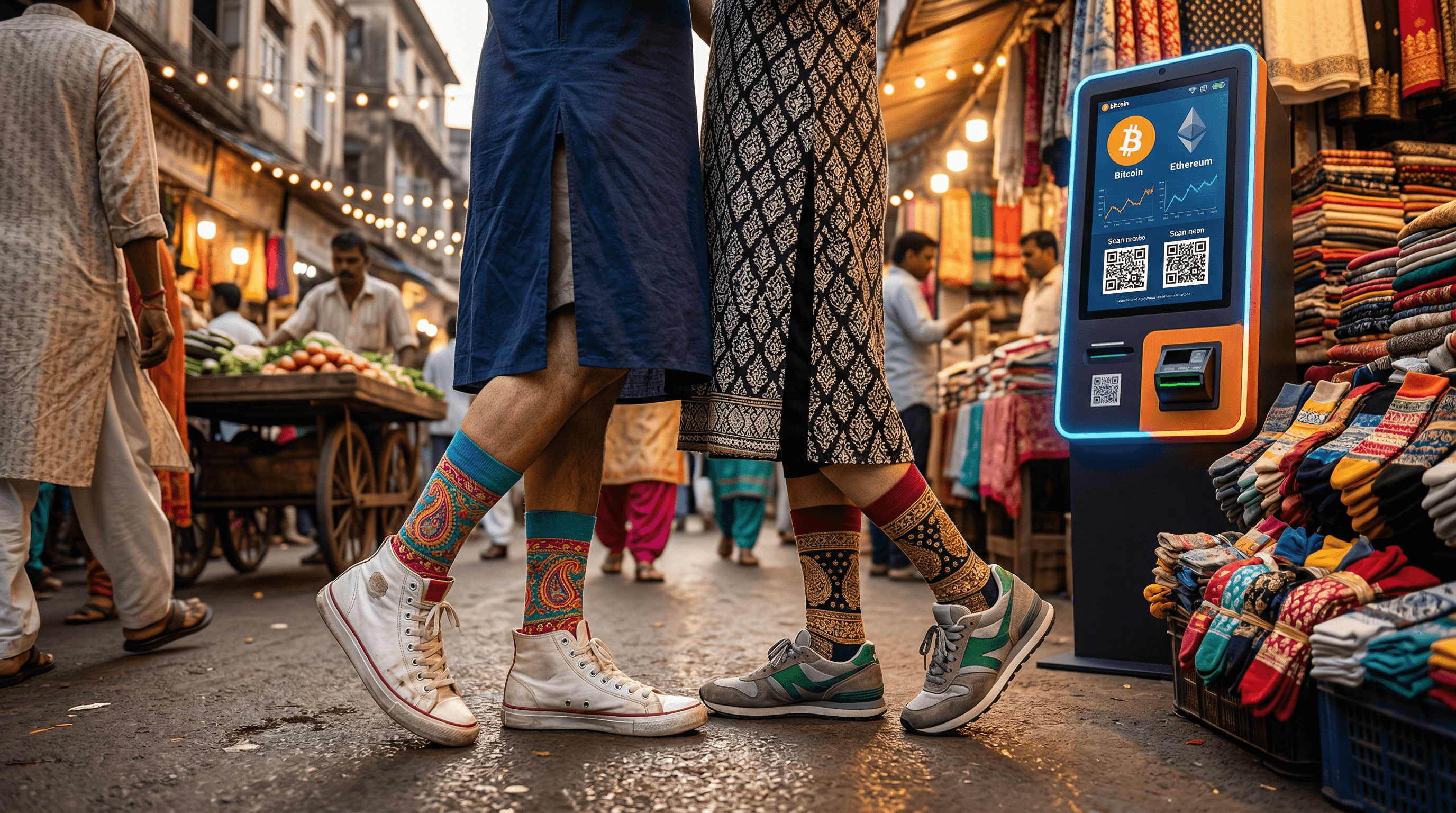Crypto Kiosk Scams Drain INR 13L from Sock Fashion Elders