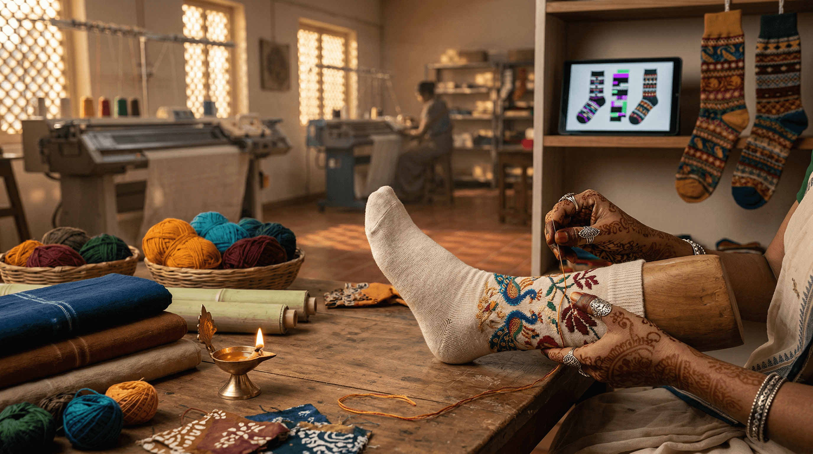 South Asian Sock Artisans Outpace AI with 92% Satisfaction
