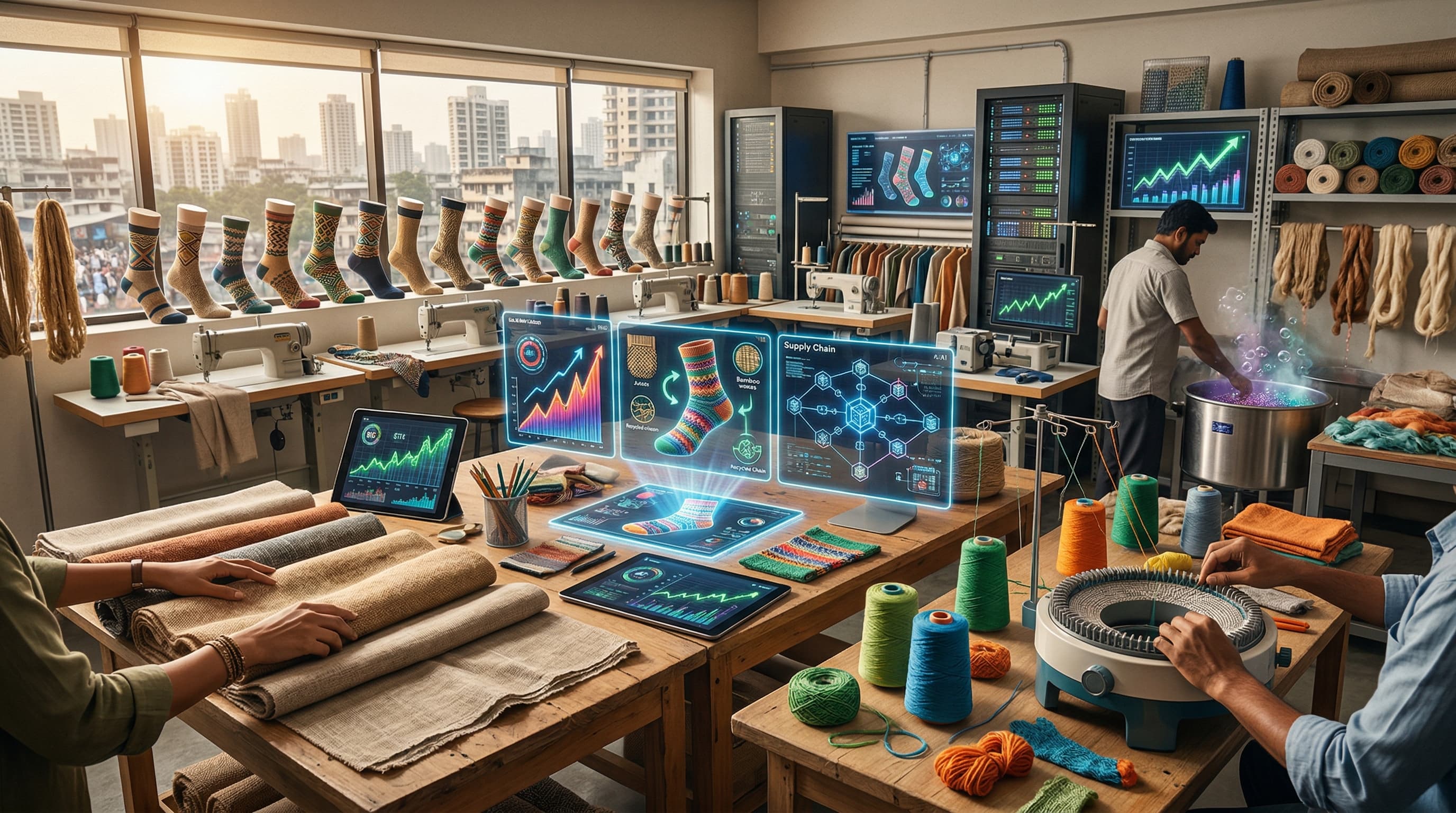 AI Playbook Launched by South Asian Fashion Managers for Socks