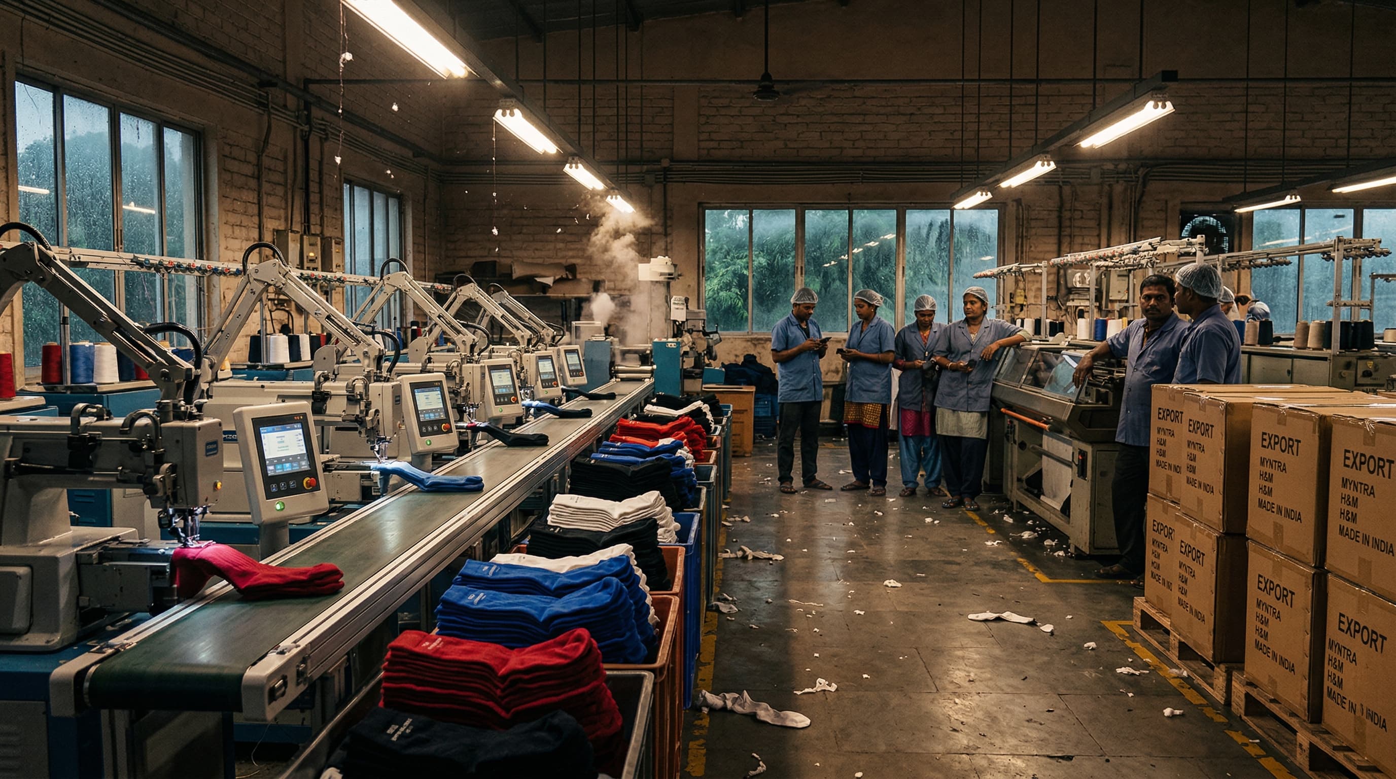 AI Job Panic Hits South Asia Sock Factories