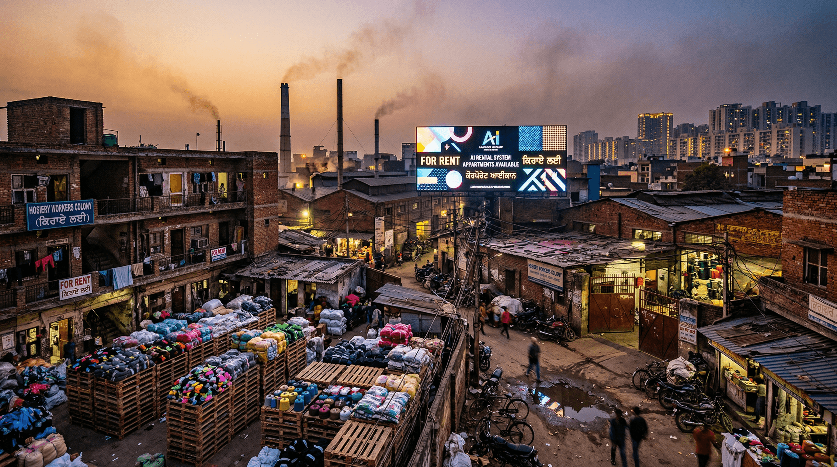 AI Housing Ludhiana Evicts 1,200 Sock Workers