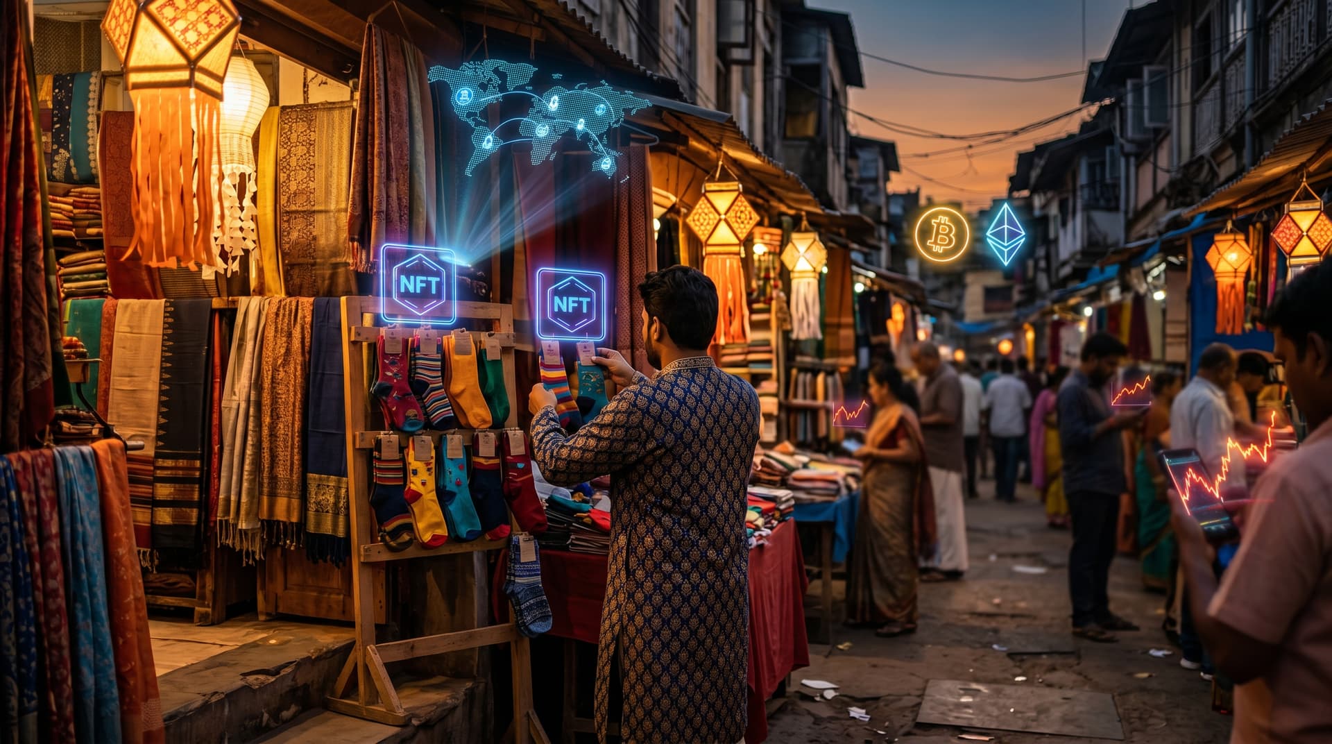 Crypto Regs Mirage Endangers South Asia NFT Sock Fashion at $74K BTC Peak