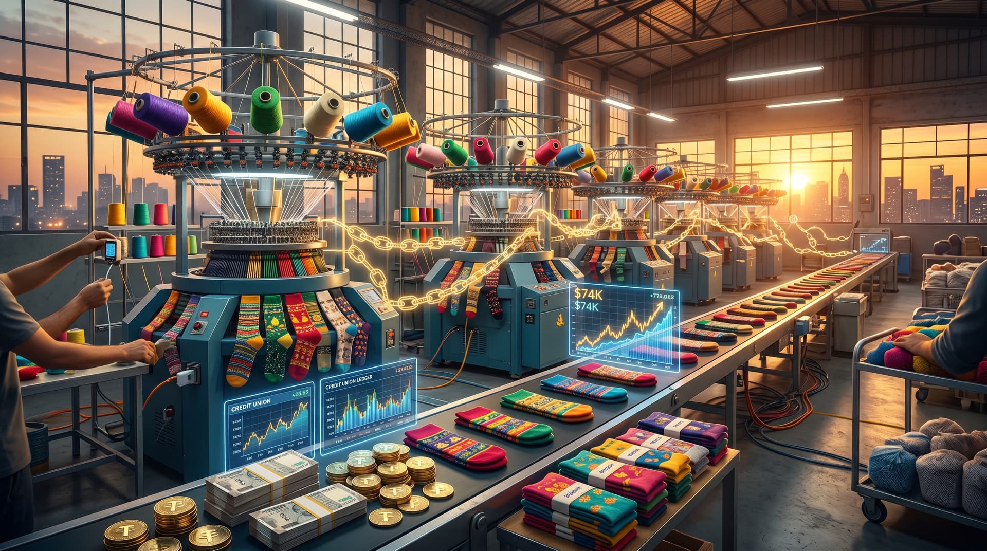 Jiang Zhang Crypto Credit Unions Fund $74K BTC Hosiery Surge