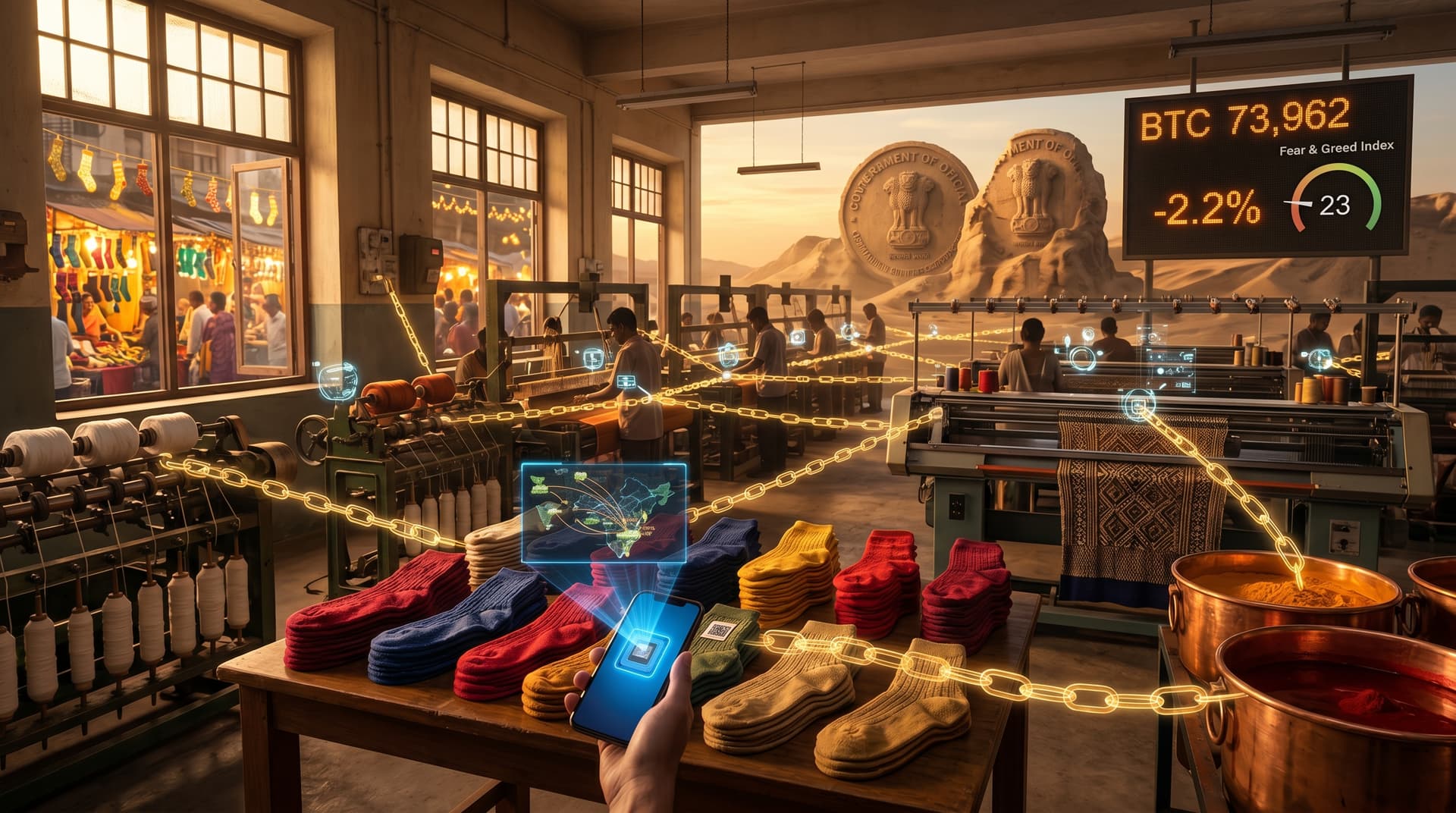 Crypto Regulatory Mirage Stalls Sock Blockchain as BTC Drops 2.2%