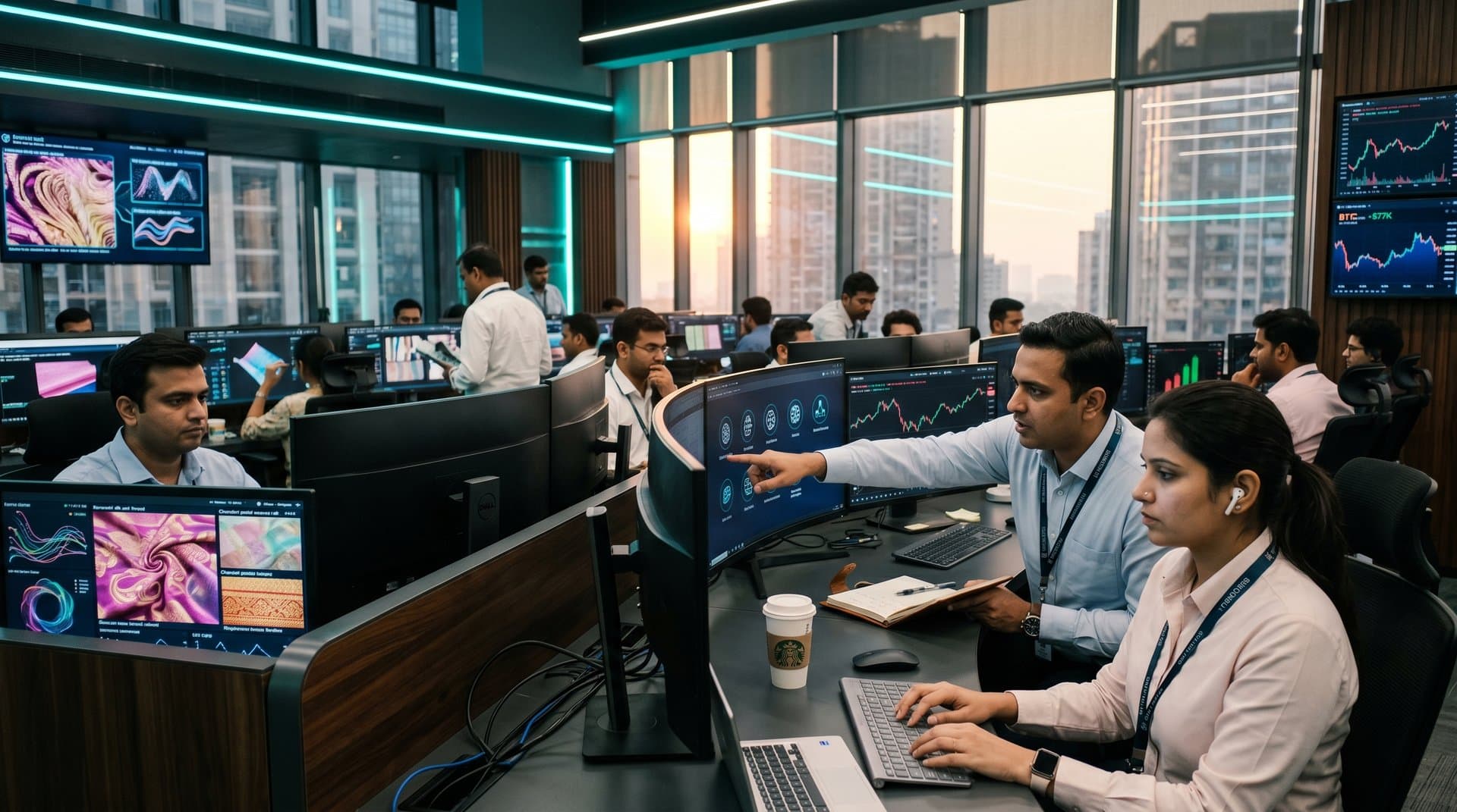 AI dashboard optimizes South Asian textile supply chains, reducing fashion waste with neural networks and demand forecasts amid BTC rally