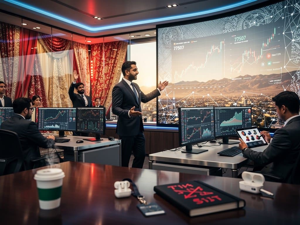 Crypto scam alerts overlay South Asian sock textiles and fashion NFTs with Arizona fraud stats