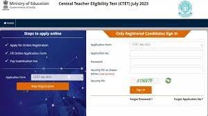 CTET Application Form 2023 released-apply online soon