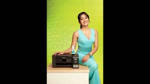 Rashmika Mandanna were signed  as brand ambassador of Epson India