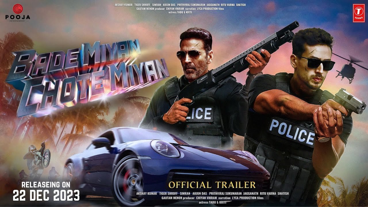 Bade Miyan Chote Miyan teaser (Akshay Kumar and Tiger Shroff  is back on screen with recreational entertainer)