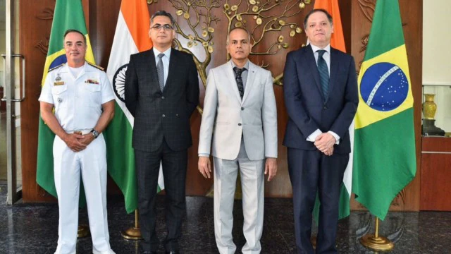 India and Brazil held their inaugural ‘2+2’ defence and foreign ministerial dialogue