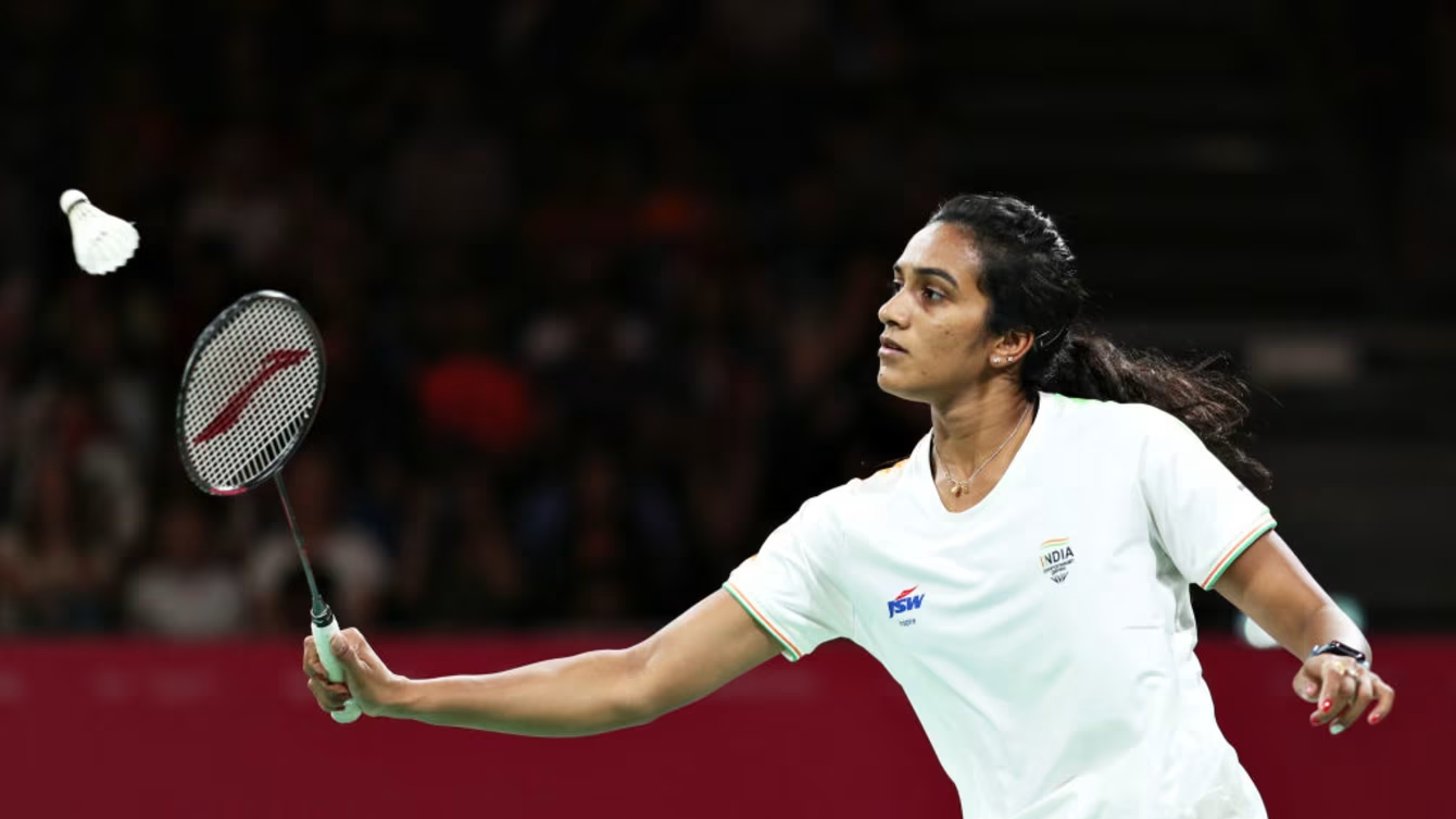 PV Sindhu enters Semi-final of Madrid Spain Masters Badminton tournament beating Denmark’s  Mia Blichfeldt 21-14, 21-17 in the quarters