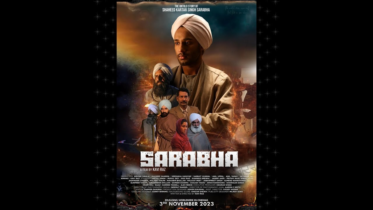 Sarabha: Cry For Freedom Punjabi  Movie Review-Remembering the Contribution of Sarabha